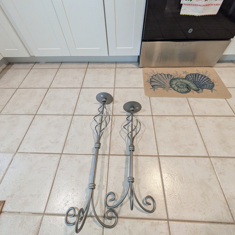 PartyLite Silver Candle Holders